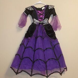 Mystical Purple and Black Kids Halloween Costume